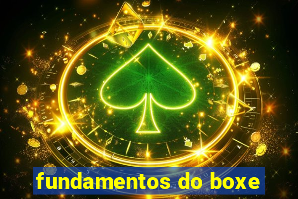 fundamentos do boxe